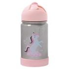 Garrafa Infantil Termica Com Flip 350ml Unicornio Bup Baby