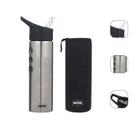 Garrafa Inox 750ml Com Capa Neoprene Sport To Go Mor 