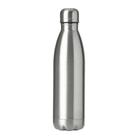 Garrafa Inox 750ml Prateada Academia Escola Faculdade Esportes