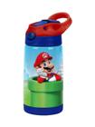 Garrafa Inox Garrafinha Infantil Escolar Super Mario Bros