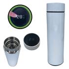 Garrafa Isotérmica Branca Inox 500ml Com Visor Led e Filtro - Home&More