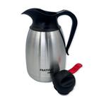 Garrafa Jarra Térmica Aço Inox Cafeteira e Chaleira 1270ml