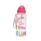 Garrafa Lilica Ripilica 500 ML Com Canudo Love It Have Fun