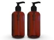 Garrafa Plástica BRIGHTFROM com Bomba - 240ml, Recarregável e Sem BPA