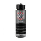 Garrafa Plástica Canudo Retrátil 700Ml - Corinthians - Minas de presentes