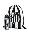 Garrafa Plástico 450ml Com Mochila Tipo saco - Santos - Mileno