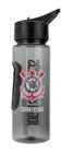 Garrafa Plástico Com Canudo 700ml Corinthians Oficial