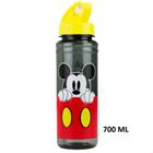 Garrafa Plástico Com Canudo Mickey Mouse 700ml Disney - Taimes Comercial