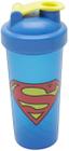 Garrafa Shake Plástico Wb Dc Or Superman Azul Vermelho 10X10X25 Cm 700Ml