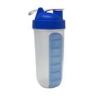 Garrafa Shakeira com Porta Comprimido Semanal 750ml