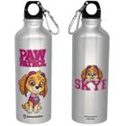 Garrafa Skye Alumínio Com Mosquetão 500ML Oficial Patrulha Canina Nickelodeon