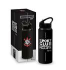 Garrafa sports 500ml alumínio times - corinthians - brasfoot