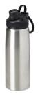 Garrafa Squeeze Aço Inox Fitness Água Academia Esporte 900ml - Inox