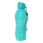 Garrafa Squeeze Água 600ml com Tampa e Alça Verde - Rocie