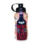 Garrafa Squeeze Batman Caped Crusader Dc Tubo De Gelo 550 Ml Preto