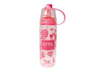 Garrafa squeeze borrifador de água 600ml - diva college uatt