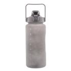 Garrafa Squeeze com Marcações para Água de Plástico Cinza 2L 2800 - Lyor
