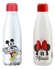 Garrafa squeeze de plastico pet paris mickey 600ml 470539 plasduran