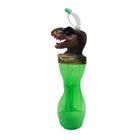 Garrafa Squeeze Dinossauro 3d c/ Canudo 550ml - Freecom