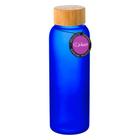 Garrafa Squeeze em Vidro 500 ml Tampa em Bambu Lucid TopGet