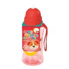 garrafa squeeze infantil com canudo 400ml meus melhores amigos