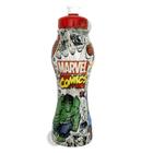 Garrafa Squeeze Infantil Personagens Marvel Comics - 450ML - Plasduran