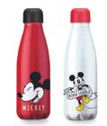 Garrafa Squeeze Mickey Mouse 600Ml Modelo Pet Paris Cores Diversas 1UN