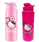 Garrafa Squeeze Plástica Hello Kitty 750ml Escola Passeio Lancheira