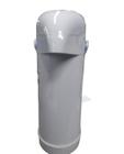 Garrafa termica 1l branca pump ampola de vidro