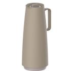 Garrafa Térmica 1L em Plástico com Ampola de Vidro Bule Térmico Tramontina Bege