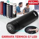 Garrafa Térmica 480ml A Vácuo Com Visor Led De Temperatura