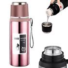 Garrafa Térmica 800ml Com Dupla Camada Inox Squeeze Viagem Camping Academia Trilha Portátil Linha Premium