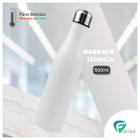 Garrafa Térmica A Vácuo Água 500ml Aço Inox Branco Academia - Casita