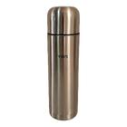 Garrafa Térmica Aço Inox 750ml Prata com Tampa Copo - Yins 25052