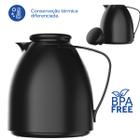 Garrafa Térmica Bule 500ml Preto Café Chá Leite Termolar