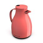 Garrafa Térmica Bule C/ Gatilho 1,0 Litro Café Chá Leite Chimarrão Rosa