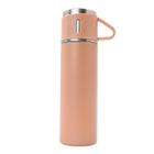 Garrafa Termica Com Copo Parede Dupla Inox Squeeze 500ml Cores:Rosa