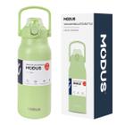 Garrafa Térmica de Água 1700ml Aço Inoxidável com Canudo Portátil Café Suco Academia Passeio Camping Caminhada