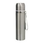Garrafa Térmica de Inox Com Alça 450ml Para Sublimação Prata