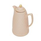 Garrafa Térmica de Porcelana Renda Rosa 28cm - 900ml