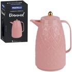 Garrafa termica diamond rosa 1l