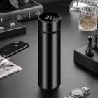 Garrafa Térmica Em Aço Inox Com Termômetro Led Digital 500ml
