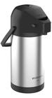 Garrafa Termica Excelence Inox Pressão 2,5 L Café Cha Soprano Preto