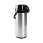 Garrafa termica exclusiva 2,5l inox/preto