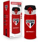 Garrafa térmica flip 300ml times - são paulo - brasfoot