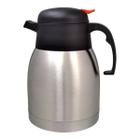 Garrafa Térmica Inox Café Água Quente Frio Com Válvula Trava