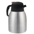 Garrafa Térmica Inox Café Água Quente Frio Com Válvula Trava Gatilho