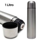 Garrafa Térmica Inox Squeeze 1 Litro Vacuum Flask Camping