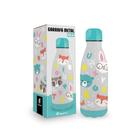 Garrafa termica metal neo 350ml infantil animais - alfabeto - Brasfoot Presentes