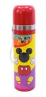 Garrafa Térmica Mickey 500ml Vermelha 90 Anos Disney Inox